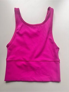 Lululemon Power Pivot Tank Top *Rib Sonic Pink Size 2